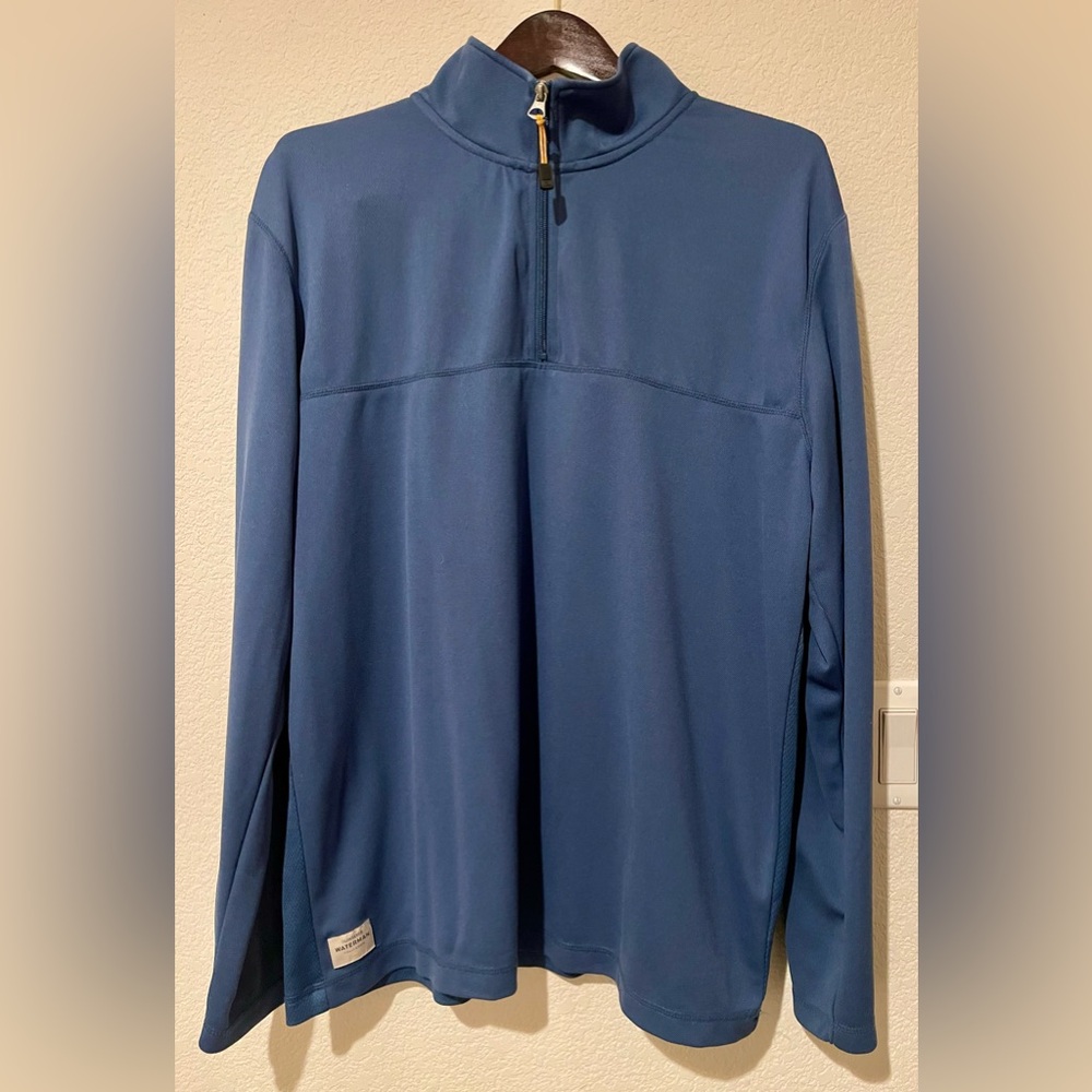 Quiksilver Men's Deep Blue Lightweight 1/4 Zip XL
